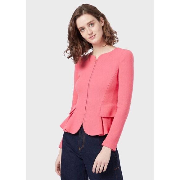 Emporio Armani 100% wool Peplum jacket size Small - Picture 4 of 13